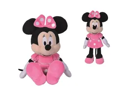 Simba Disney Minnie Maus Pluesch Minnie pink 35cm Minnie mit pinkem Kleid