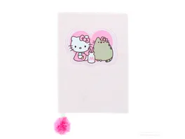 Pusheen Kitty Notizbuch mit Pluescheinband