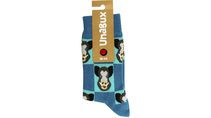 Unabux Unisex Socken Wild Boar