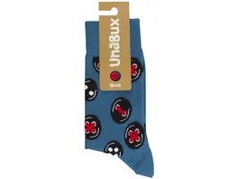 Unabux Unisex Socken Button Party