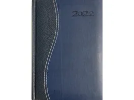 Kalender Buch A5 2023 Bicolor Onda Blue