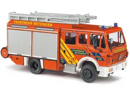 BUSCH 43817 1 87 Mercedes Benz MK 94 1224 Feuerwehr Metzingen Bj 1994