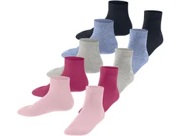 ESPRIT Kinder Sneaker Socken Solid Mix 5er Pack