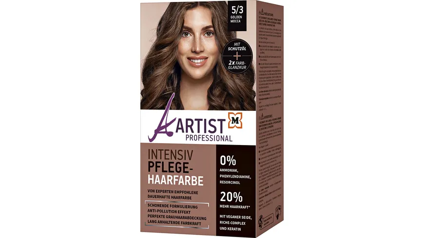 ARTIST Professional Intensiv Pflege-Haarfarbe Golden Mocca 5/3