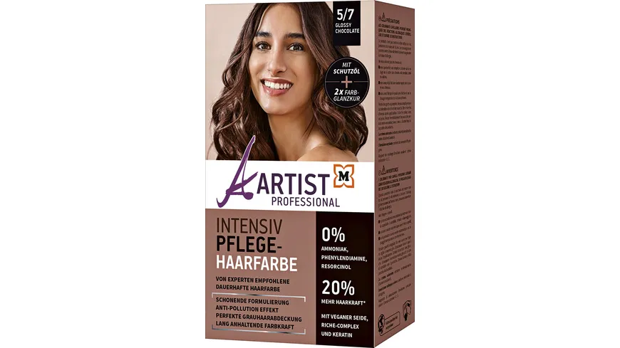 ARTIST Professional Intensiv Pflege-Haarfarbe Glossy Chocolate 5/7
