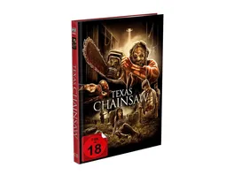 TEXAS CHAINSAW Unrated Version 2 Disc Mediabook Cover C Blu ray DVD Limited 999 Edition Uncut