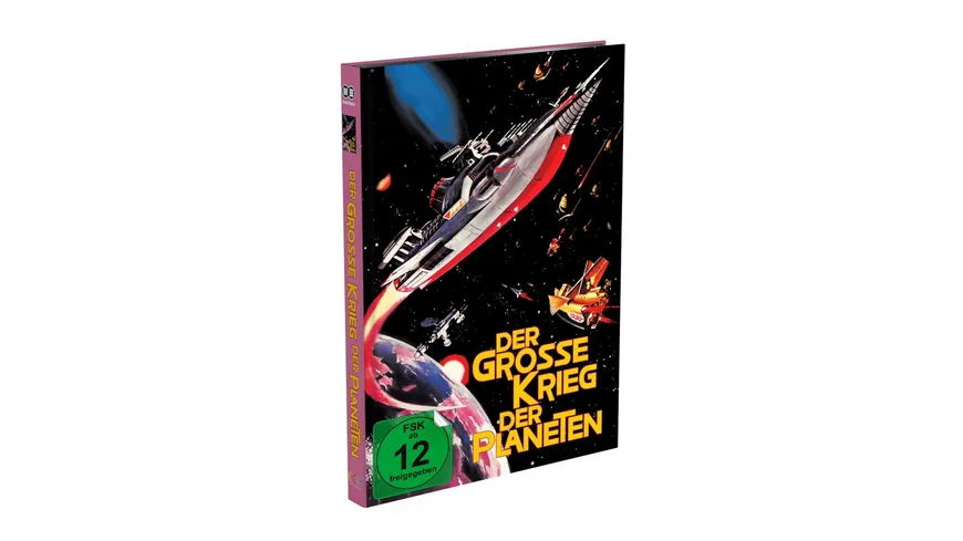 DER GROSSE KRIEG DER PLANETEN – 2-Disc Mediabook Cover A (Blu-ray + DVD) Limited 500 Edition