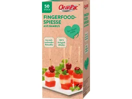 CleanPac Fingerfood Spiesse Bambus 15cm