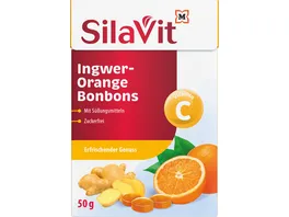 SilaVit Ingwer Orange Bonbons Zuckerfrei