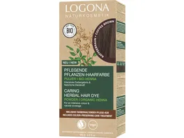 LOGONA Pflegende Pflanzen Haarfarbe Pulver Kaffeebraun