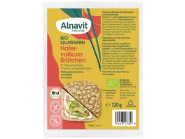 Alnavit Bio Hafervollkorn Broetchen 120G