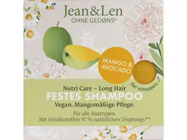 Jean Len Festes Shampoo Nutri Care Long Hair Mango Avocado