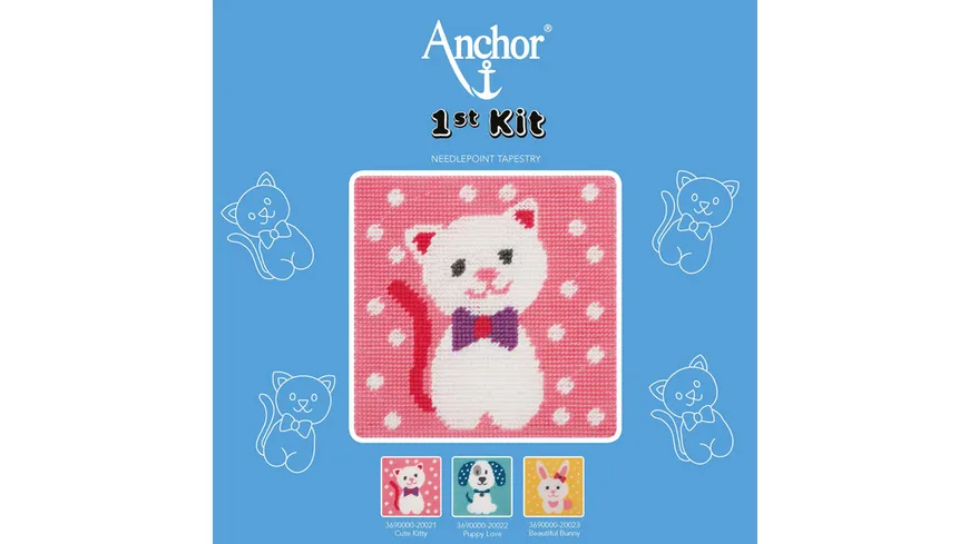 Anchor Stickset 1st Kit - Cute Kitty