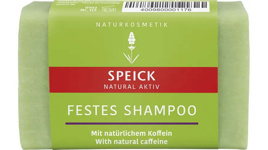 SPEICK Natural Aktiv Festes Shampoo mit Koffein