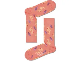Happy Socks Unisex Socken Flamingo