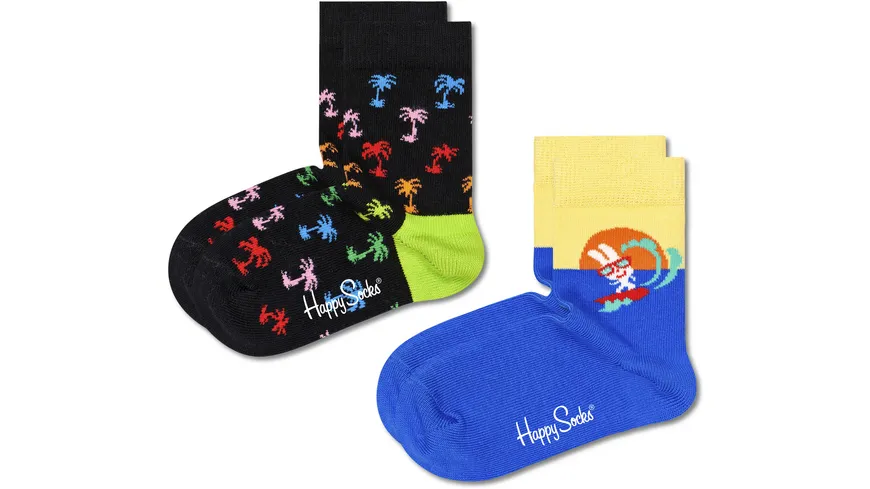 Happy Socks Kinder Socken Surfers Paradise 2er Pack