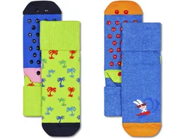 Happy Socks Kinder ABS Socken Surfers Paradise 2er Pack