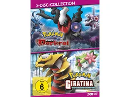 Pokemon Giratina und der Himmelsritter Pokemon Der Aufstieg von Darkrai 2 Movie Box 2 DVDs