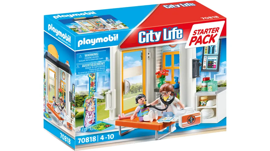 PLAYMOBIL 70818 - City Life - Starter Pack Kinderärztin