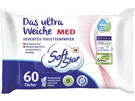 SoftStar Toilettenpapier Feucht Med Das Ultra Weiche