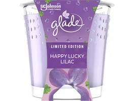 glade Duftkerze Happy Lucky Lilac Limited Edition