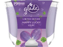 glade Duftkerze Langanhaltende Happy Lucky Lilac Limited Edition