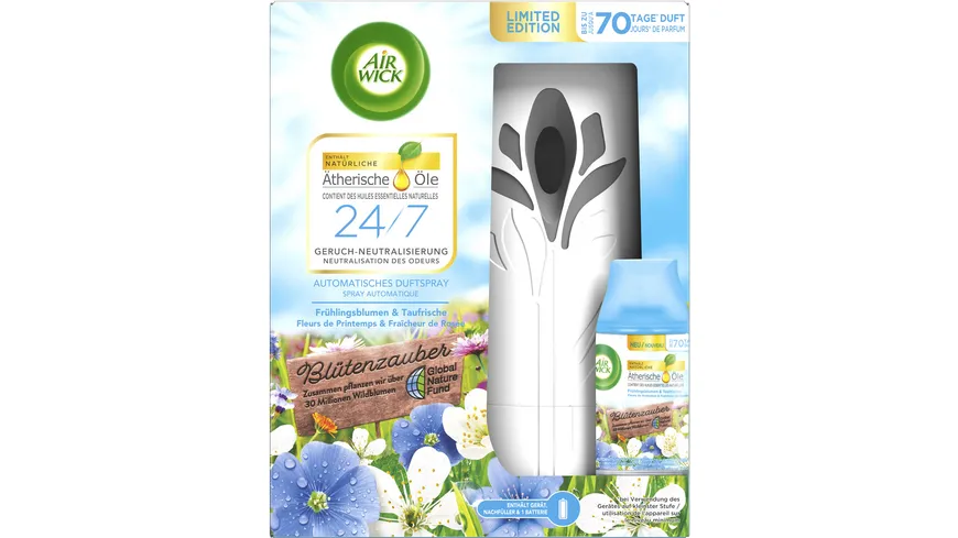 Air Wick Freshmatic Max Smarter-Set Frühlingsblumen & Taufrische 1