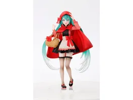 Vocaloid PVC Statue Hatsune Miku Little Red Riding Hood Ver 18 cm Anime Figur
