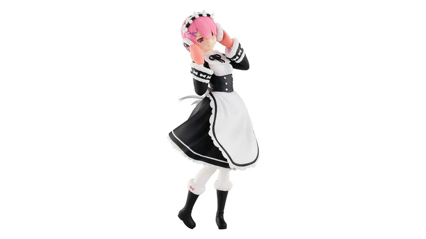 Re: Zero Starting Life in Another World PVC Statue Pop Up Parade Ram: Ice Season Ver. 17 cm, Anime Figur