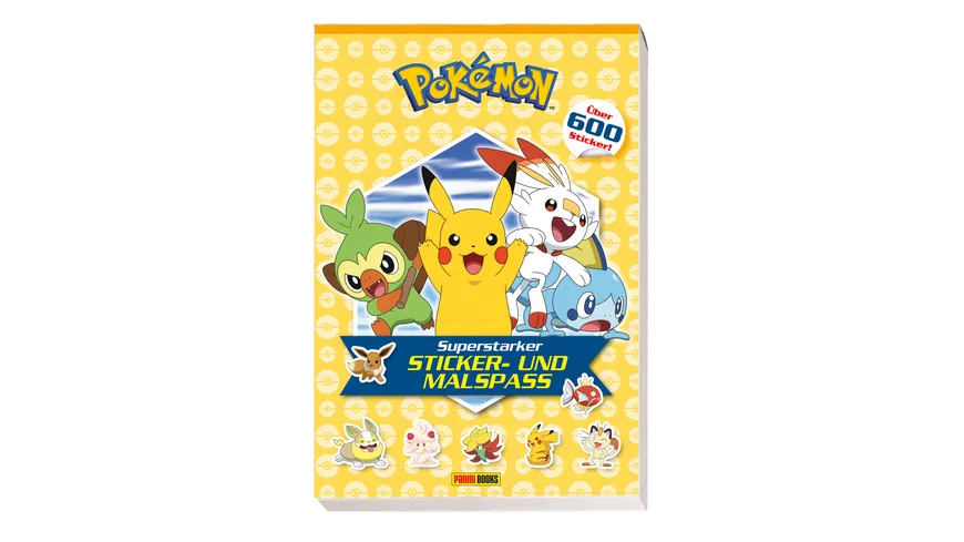 Pokémon: Superstarker Sticker- und Malspaß - über 600 Sticker