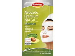 Schaebens Avocado Premium Maske 2x6 ml