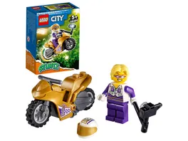 LEGO City Stuntz 60309 Selfie Stuntbike Stuntshow Motorrad Spielzeug