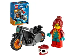 LEGO City Stuntz 60311 Feuer Stuntbike Stuntshow Motorrad Spielzeug
