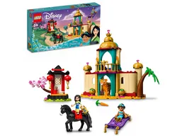 LEGO Disney 43208 Jasmins und Mulans Abenteuer Prinzessinnen Set