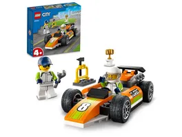 LEGO City 60322 Rennauto Formel 1 Auto Spielzeug Rennwagen