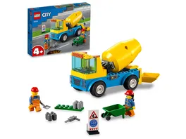 LEGO City Starke Fahrzeuge 60325 Betonmischer Spielzeug ab 4 Jahren