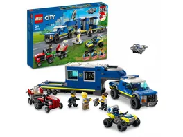 LEGO City 60315 Mobile Polizei Einsatzzentrale mit Minifiguren
