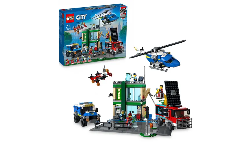 LEGO City 60317 Banküberfall mit Verfolgungsjagd, Polizei-Spielzeug