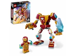 LEGO Marvel Avengers 76203 Iron Man Mech Actionfigur Set