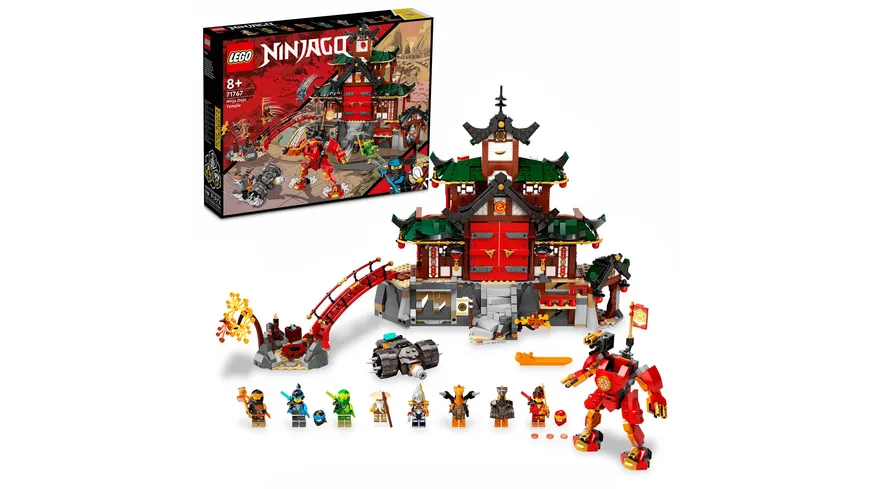 LEGO NINJAGO 71767 Ninja-Dojotempel Meister des Spinjitzu, ab 8 Jahren