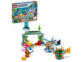 LEGO Minecraft 21180 Das Waechterduell Unterwasser Set Spielzeug
