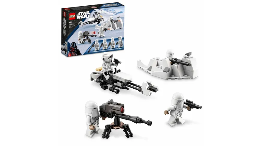 LEGO Star Wars 75320 Snowtrooper Battle Pack, Spielzeug ab 6 Jahren
