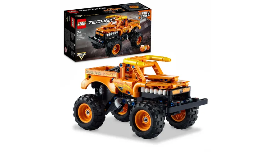 LEGO Technic 42135 Monster Jam El Toro Loco Spielzeugauto, Monster Truck