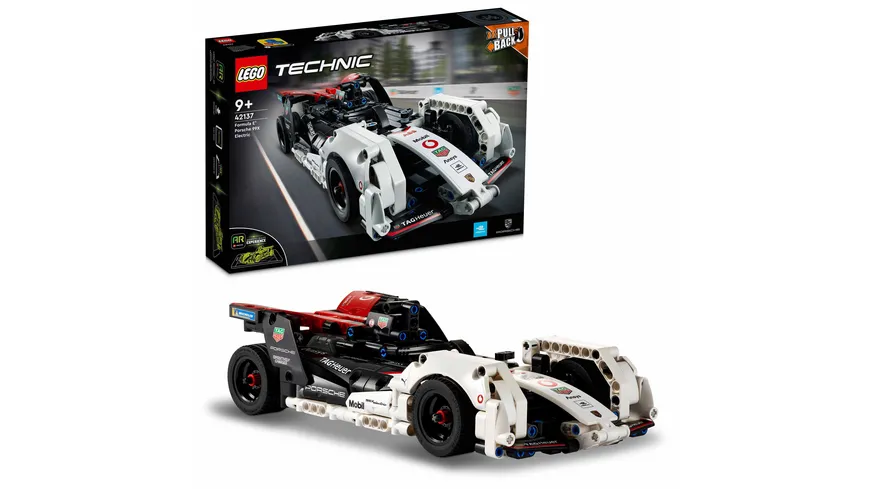 LEGO Technic 42137 Formula E Porsche 99X Electric, Rennauto mit AR-App