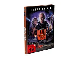 DEATH WISH 2 Disc Mediabook Cover A 4K UHD Blu ray Limited 999 Edition