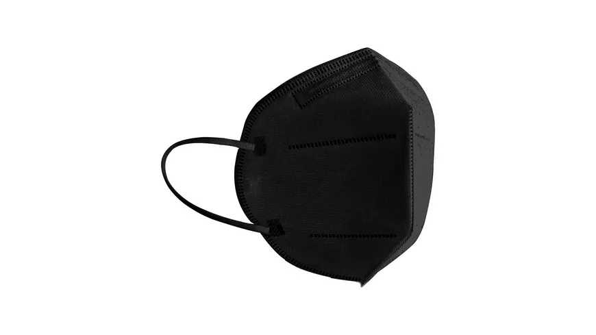 FFP2 NR Atemschutzmaske Komfort 2, schwarz, Made in Germany