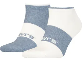 Levis Unisex Sneaker Socken Sustainable 2er Pack