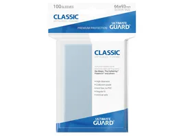 Ultimate Guard Classic Soft Sleeves Standardgroesse Transparent 100 UGD010001
