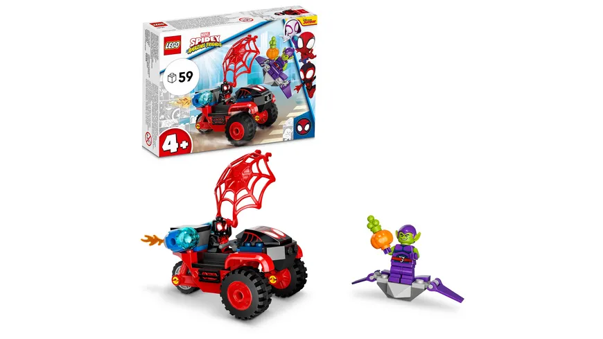 LEGO Marvel Spidey 10781 Miles Morales: Spider-Mans Techno-Trike