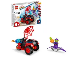 LEGO Marvel Spidey 10781 Miles Morales Spider Mans Techno Trike